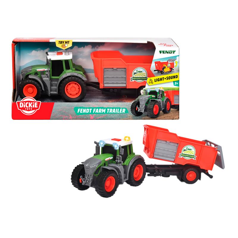 CARRINHO DICKIE TRATOR FENDT E TRAILER SET 203734001