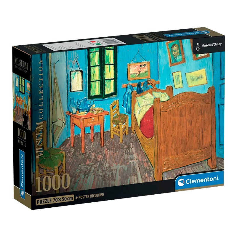 QUEBRA-CABECA CLEMENTONI MUSEUM QUARTO EM ARLES 1000PCS C39968
