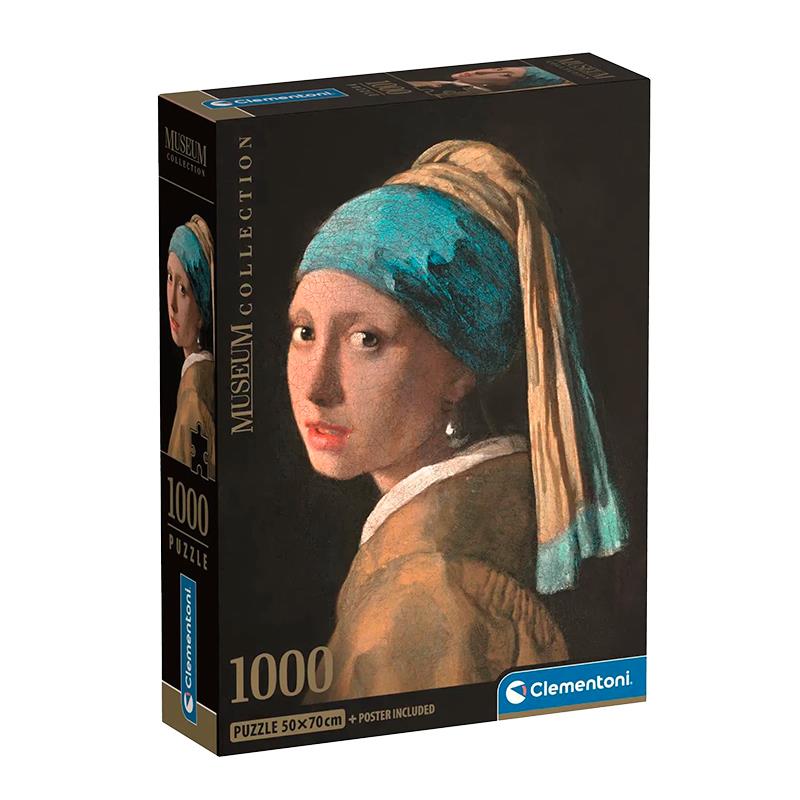 QUEBRA-CABECA CLEMENTONI MUSEUM MOCA COM BRINCO DE PEROLA 1000PCS C39967