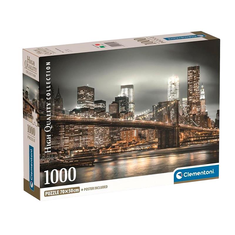 QUEBRA-CABECA CLEMENTONI NEW YORK SKYLINE 1000PCS C39704