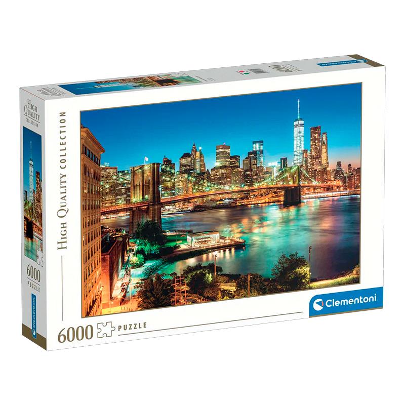 QUEBRA-CABECA CLEMENTONI BROOKLYN BRIDGE LIGHTS 6000PCS C36534