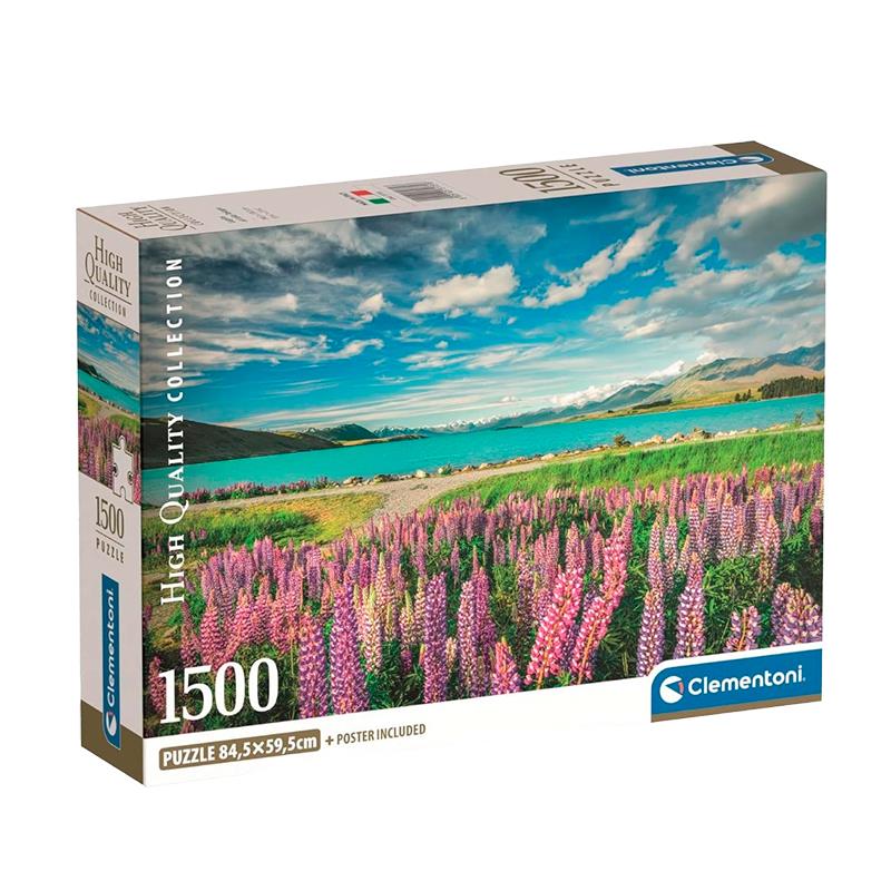 QUEBRA-CABECA CLEMENTONI LUPINS AT LAKE TEKAPO 1500PCS C31731