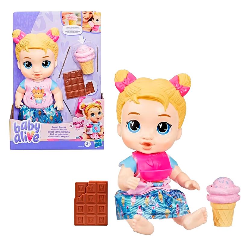 BONECA HASBRO BABY ALIVE SWEET SNACKS HARPER G1449