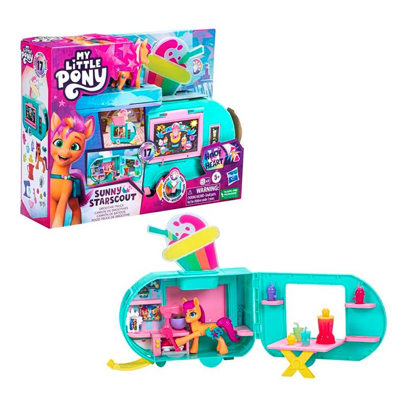 BRINQUEDO HASBRO MY LITTLE PONY SMOOTHIE TRUCK VEICULO E ACESSORIOS F6339