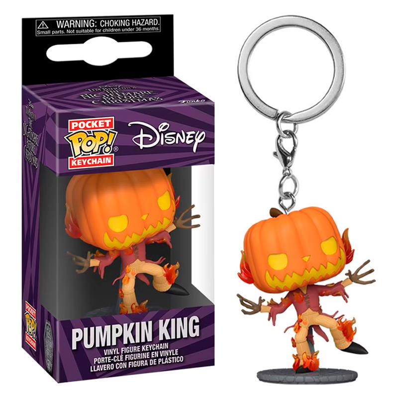 BONECO FUNKO POP CHAVEIRO DISNEY PUMPKIN KING 72317