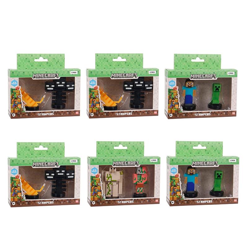 BONECO PMI MINECRAFT STAMPERS MC5015 2UN DIVERSOS