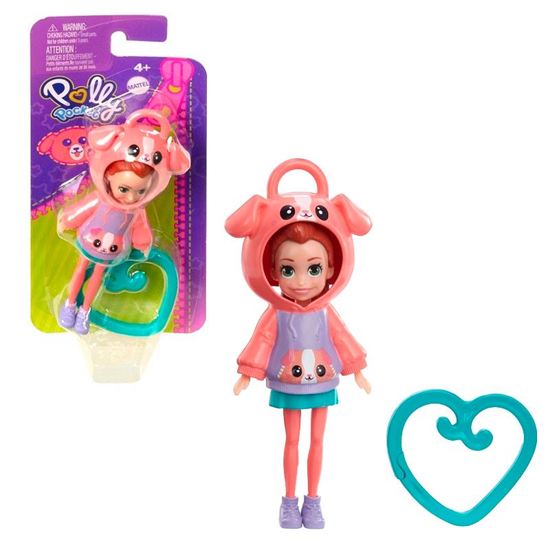 BONECA MATTEL POLLY POCKET HOODIE AMIGOS HKW01