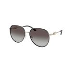OCULOS DE SOL MICHAEL KORS 0MK1128J 10148G58 FEM DOURADO PRETO