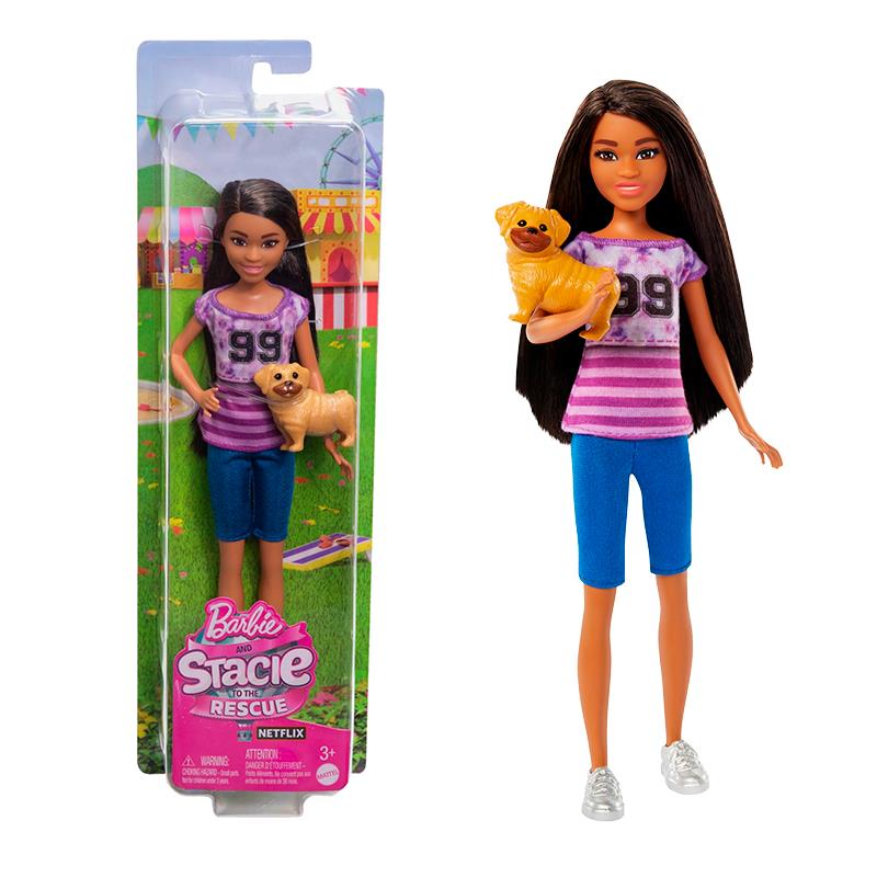 BONECA MATTEL BARBIE LIGAYA E MASCOTE HRM06