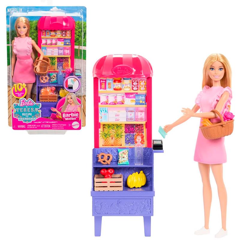 BONECA MATTEL BARBIE MALIBU AT THE MARKET JCT05