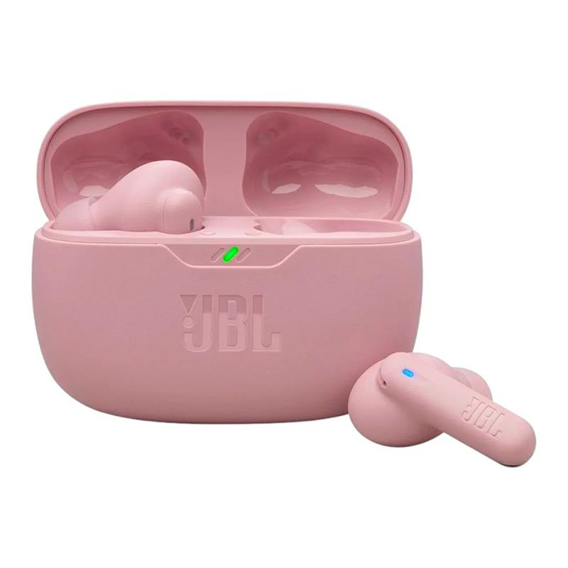 FONE DE OUVIDO FIO BLUETOOTH JBL WAVE BEAM 2 PINK A PROVA DE AGUA E POEIRA IP5