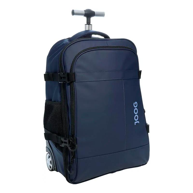 MOCHILA COM RODAS JOOG TAM 52X35X25CM 73011 BLUE