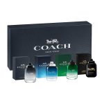 KIT MINIATURAS PERFUMES COACH 5ML MAN EDT + BLUE EDT + GREEN EDT + MAN EDP