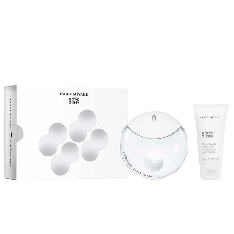 KIT PERFUME ISSEY MIYAKE A DROP DISSEY EDP 50ML + CREME PARA AS MAOS 50ML