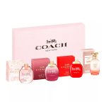KIT MINIATURAS DE PERFUMES 5ML COACH MIXTE FLORAL EDP + WILD ROSE EDP + LOVE EDP + DREAMS SUNSET EDP