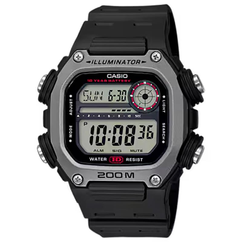 RELOGIO DIGITAL MASCULINO CASIO DW291H1AV CINZA