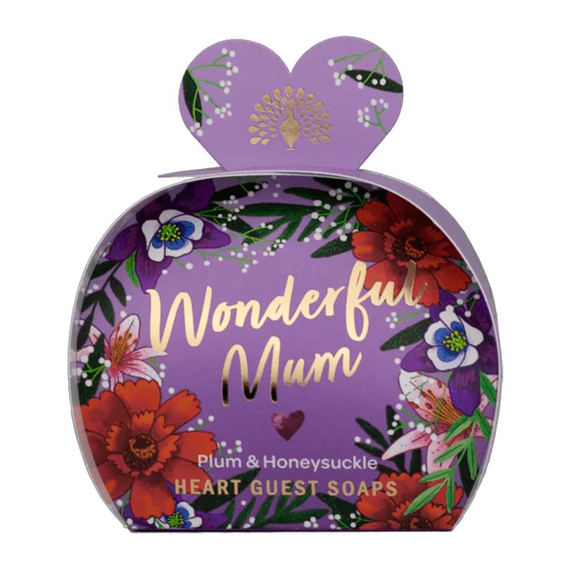 KIT SABONETE EM BARRA THE ENGLISH SOAP COMPANY OCCASIONS GUEST SOAP WONDERFUL MUM PLUM HONEYSU 3X20G
