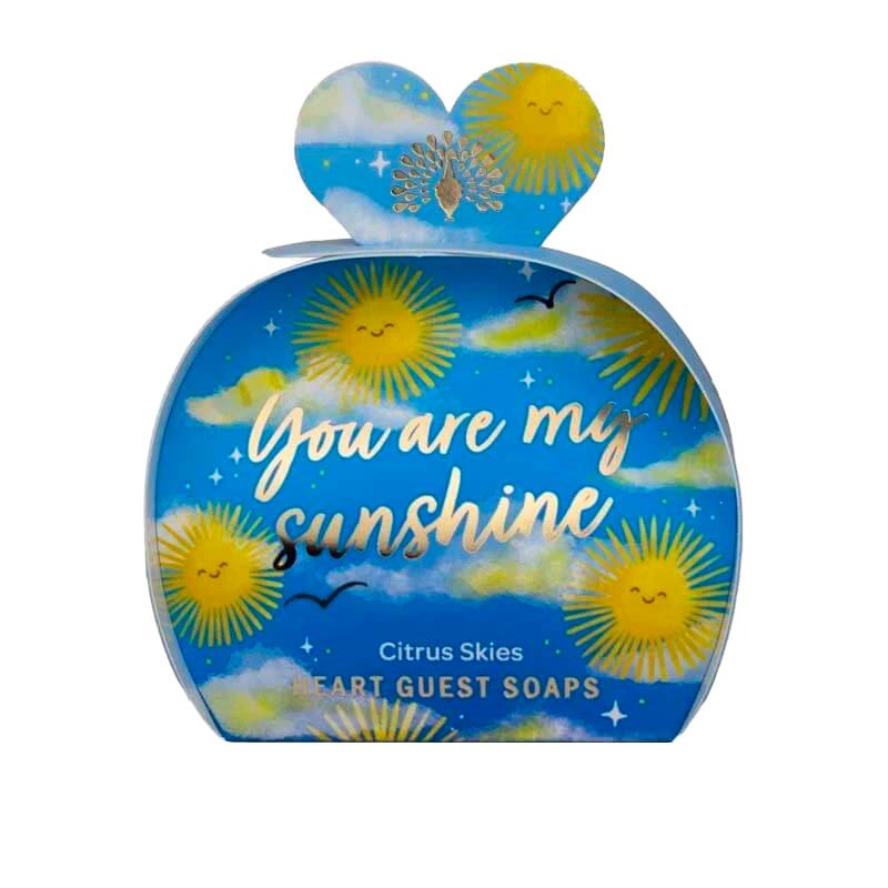 KIT SABONETE EM BARRA THE ENGLISH SOAP COMPANY OCCASIONS GUEST SOAP YOU ARE MY SUNSHINE CITRUS S 3X20G