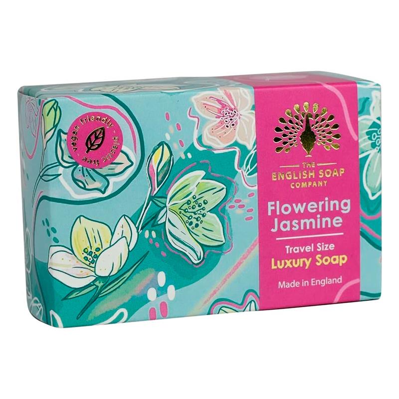 SABONETE EM BARRA THE ENGLISH SOAP COMPANY TRAVEL SOAP FLOWERING JASMINE 100G