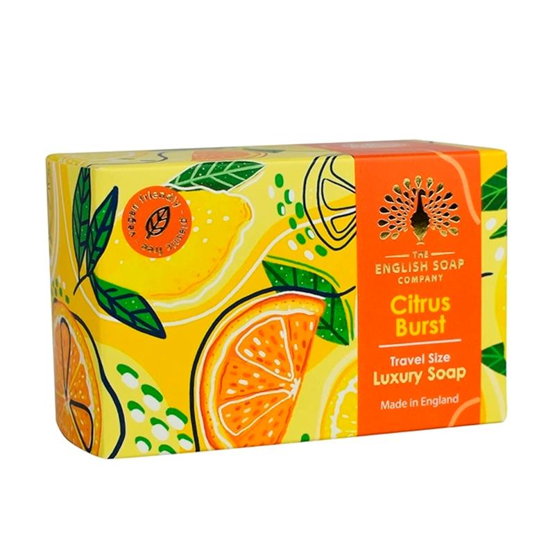 SABONETE EM BARRA THE ENGLISH SOAP COMPANY TRAVEL SOAP CITRUS BURST 100G