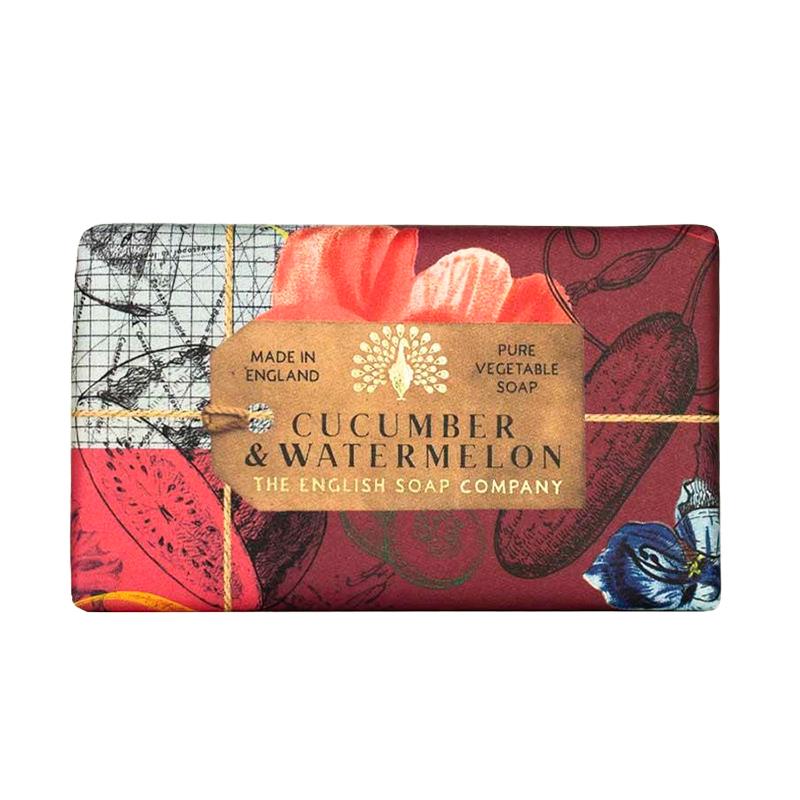 SABONETE EM BARRA THE ENGLISH SOAP COMPANY ANNIVERSARY SOAP BAR CUCUMBER WATERMELON 190G