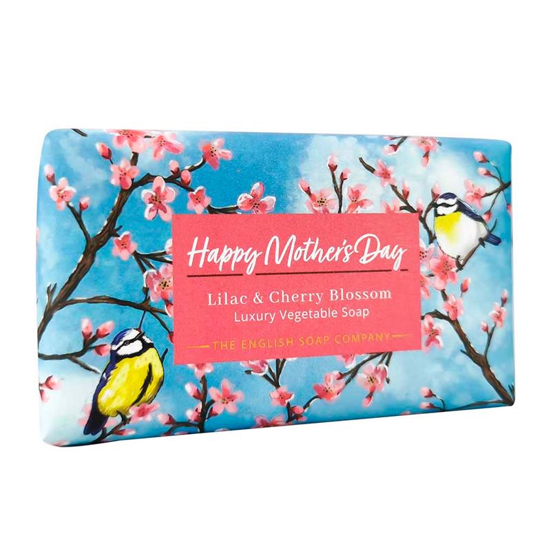 SABONETE EM BARRA THE ENGLISH SOAP COMPANY OCCASIONS WONDERFUL MUM LILAC CHERRY BLOSSOM 190G