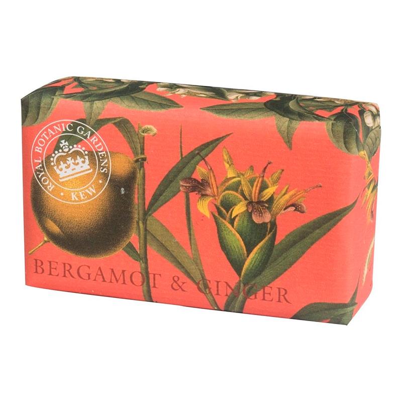 SABONETE EM BARRA THE ENGLISH SOAP COMPANY KEW GARDENS SOAP BAR BERGAMOT GINGER 240G