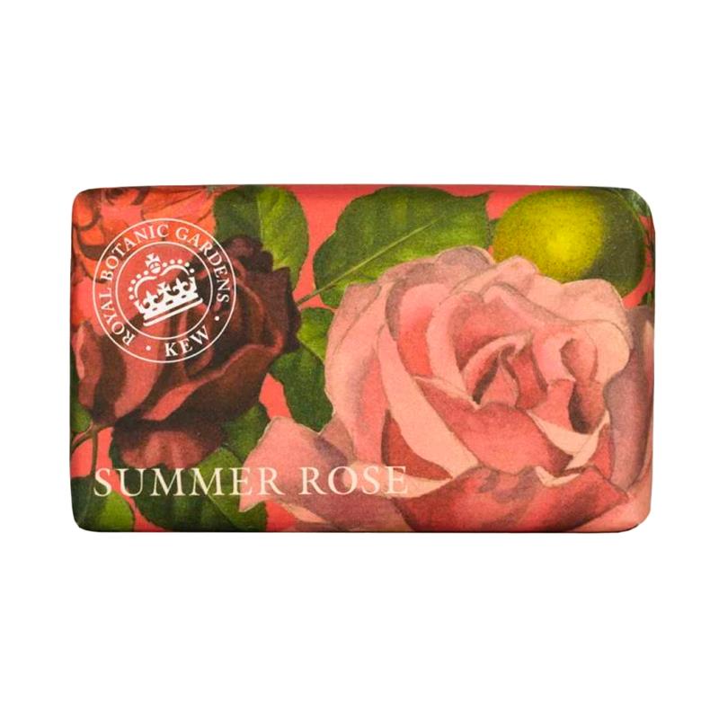 SABONETE EM BARRA THE ENGLISH SOAP COMPANY KEW GARDENS SOAP BAR SUMMER ROSE 240G