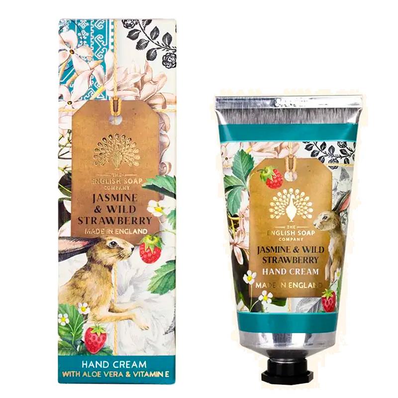 CREME HIDRATANTE PARA MAOS THE ENGLISH SOAP COMPANY ANNIVERSARY JASMINE WILD STRAWBERRY 75ML