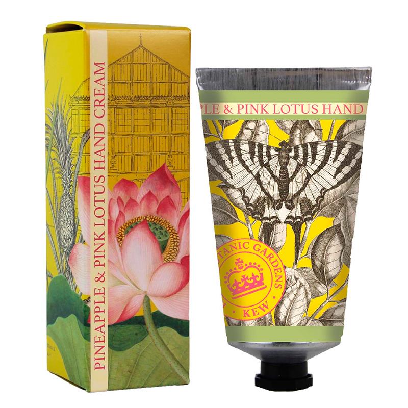 CREME HIDRATANTE PARA MAOS THE ENGLISH SOAP COMPANY KEW GARDENS PINEAPPLE PINK LOTUS 75ML