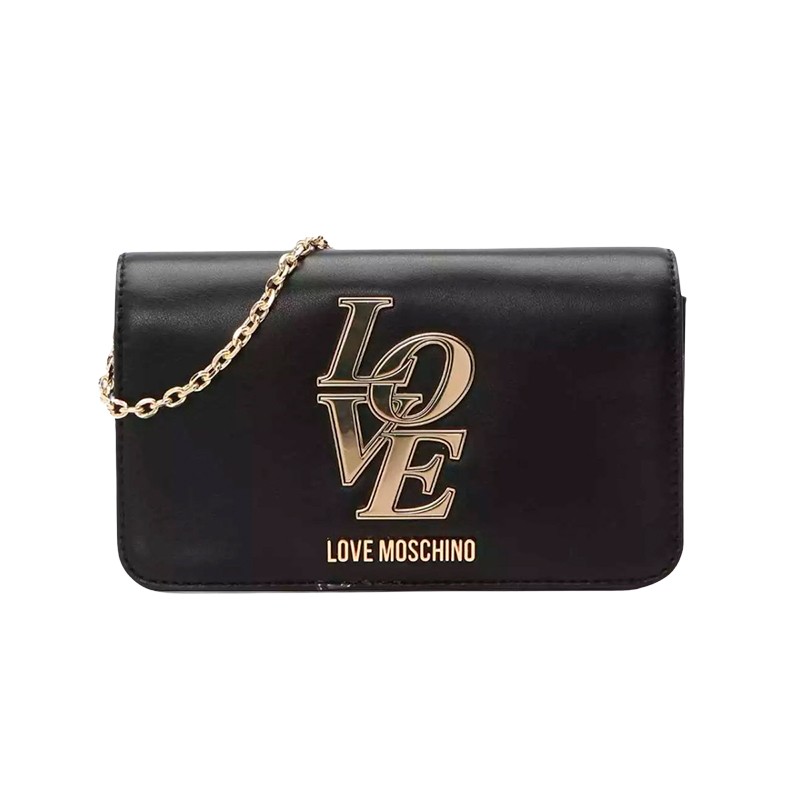 CARTEIRA FEMININA LOVE MOSCHINO PRETO JC5663PP1MLC100A
