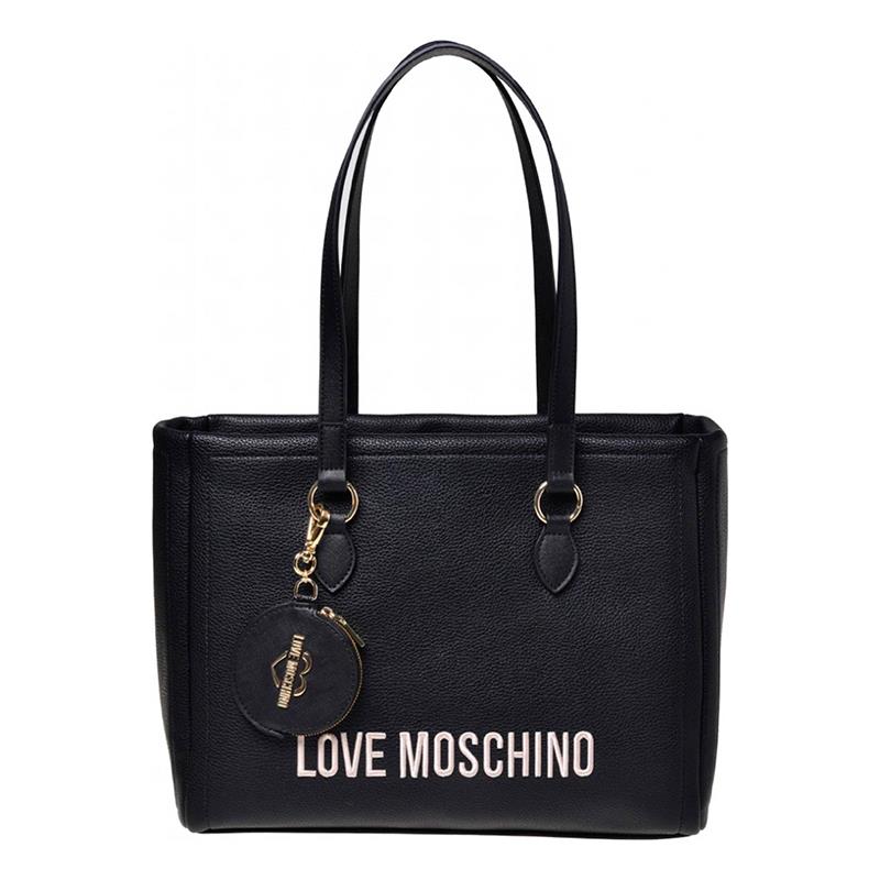 BOLSA FEMININA LOVE MOSCHINO BAG PRETO JC4105PP1NLT1000