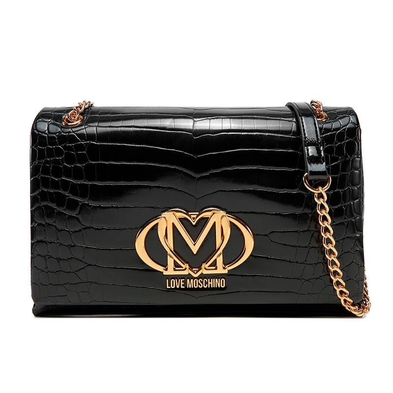 BOLSA FEMININA LOVE MOSCHINO PRETO JC4046PP1MLE100A