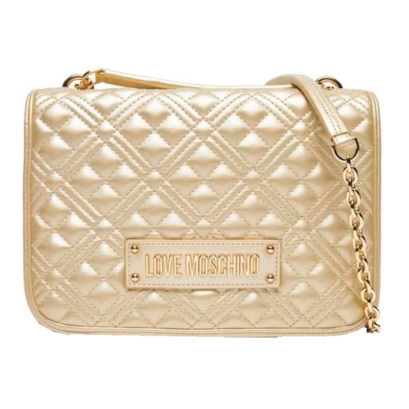 BOLSA FEMININA LOVE MOSCHINO DOURADO JC4000PP1MLA196A