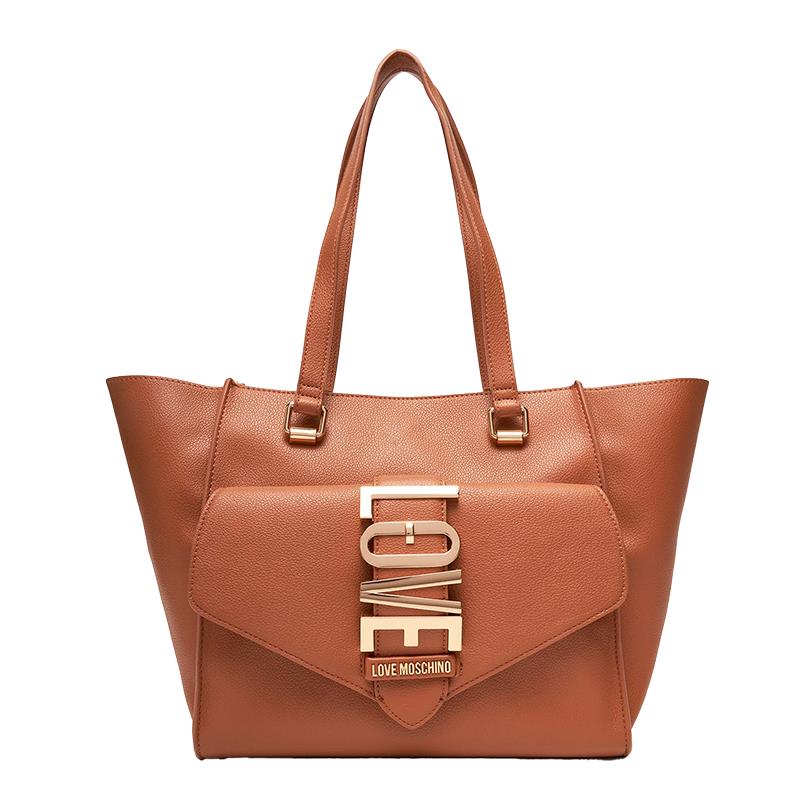 BOLSA FEMININA LOVE MOSCHINO BAG CARAMELO JC4225PP0MKC0201