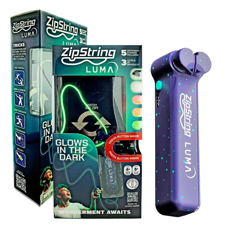 CORDA QUE BRILHA NO ESCURO ZIP STRING LUMA TRY ME GLOW IN THE DARK LU-V3-04