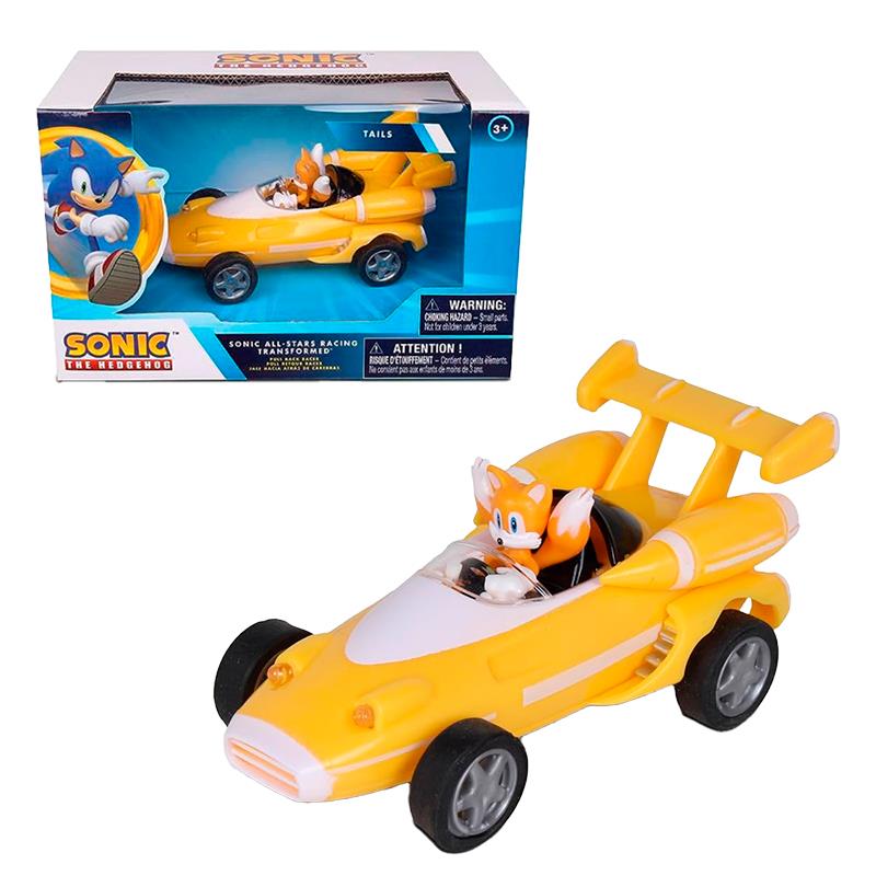 CARRINHO COM BONECO FUN ONG TAILS PULL BACK 6418
