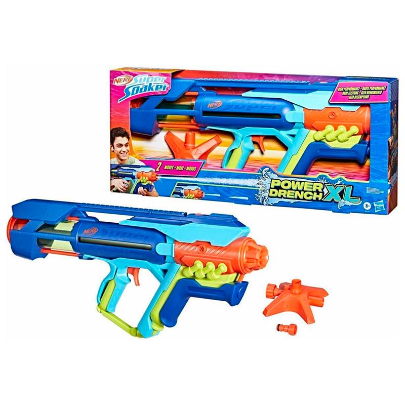 LANCADOR DE DARDOS HASBRO NERF SOA POWER DRENCH XL G1117