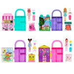 BONECA COM GUARDA ROUPAS MATTEL POLLY POCKET CLOSET FASHION REVEAL HRD64