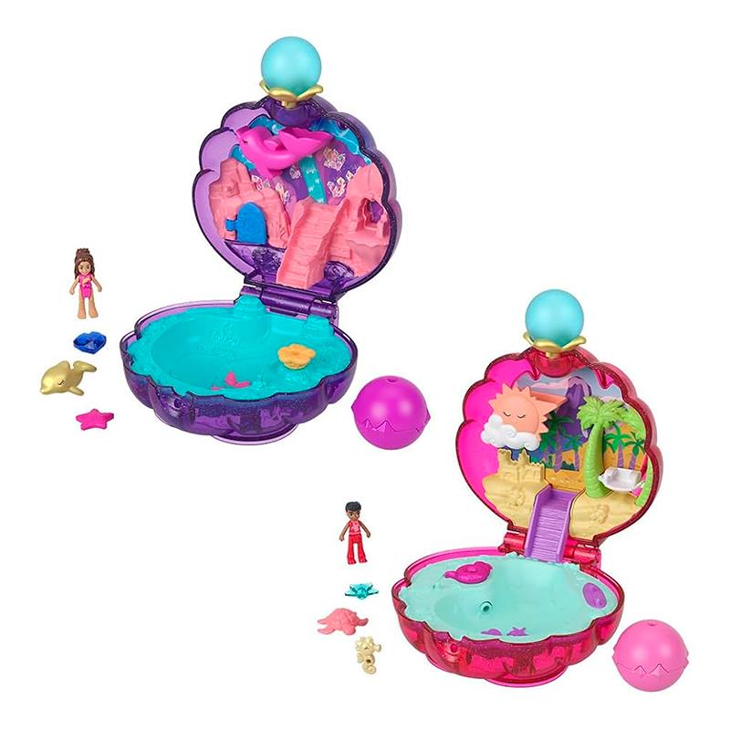 BONECA MATTEL POLLY POCKET CONCHA BAHIA MAGICA HKV44