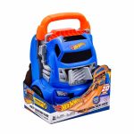MALA PARA CARRINHOS FUN HOT WHEELS COM RAMPA ATE 20UN HWCC14