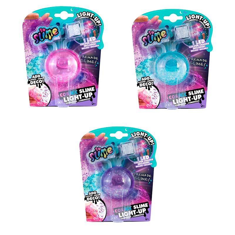 MASSA DE MODELAR CANAL TOYS SO SLIME COSMIC LIGHTUP CRUNCH 1PACK SSC 215