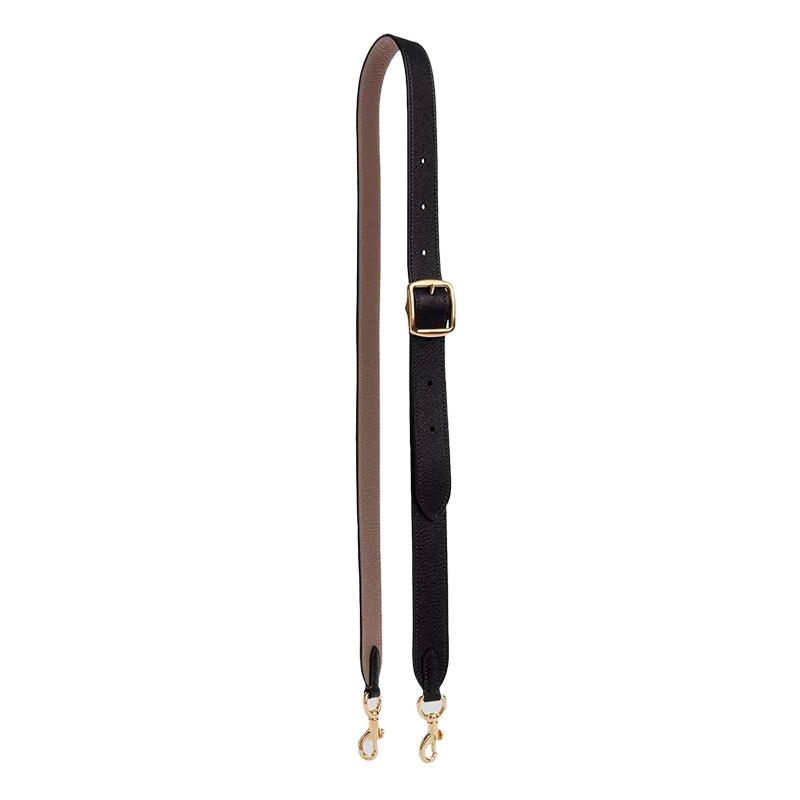 ALCA PARA BOLSA COACH REVERSIBLE PEABLE LEATHER STRAP CZ785 BLACK