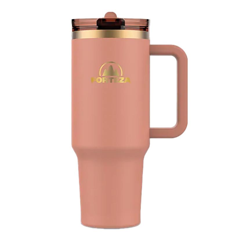 GARRAFA TERMICA FLIP FORTEZA LINEA GOLD 1.2L FZ-ST120P PINK PEACH