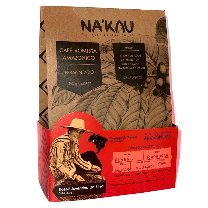 CAFE NAKAU ROZELI TORRADO E MOÍDO 150G
