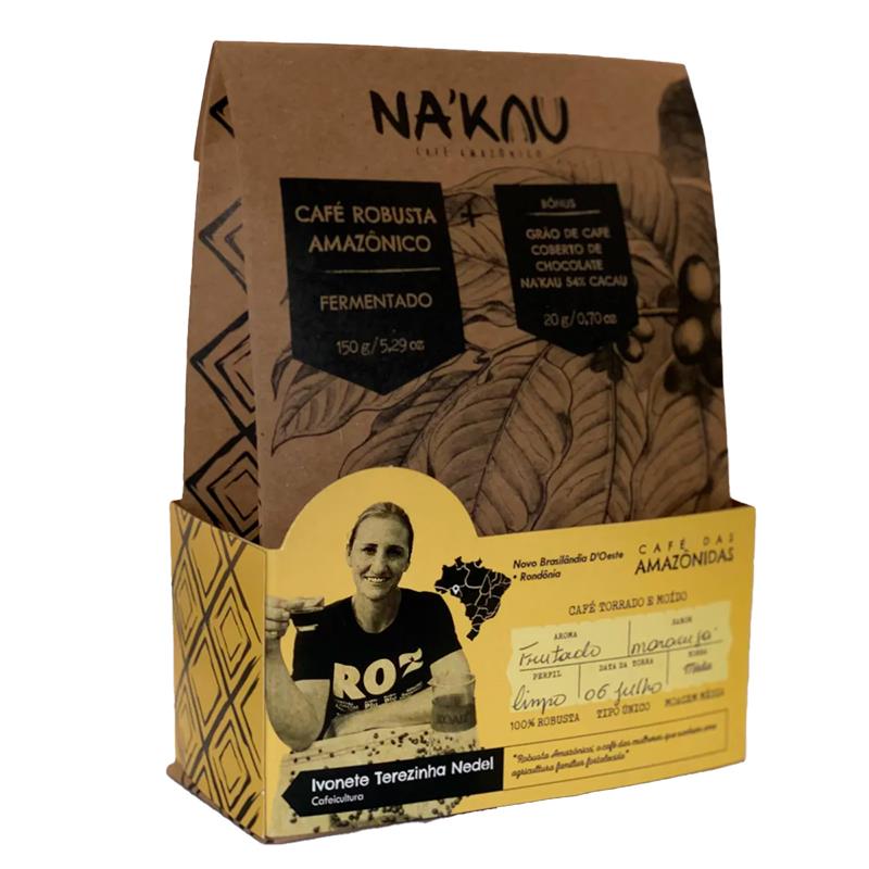 CAFE NAKAU IVONETE TORRADO E MOÍDO 150G