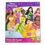 QUEBRA CABECA PRIME 3D DISNEY PRICESAS PRIME PUZZLE 48PCS