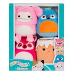 BONECOS DE PELUCIA JAZWARES MICROMALLOWS SQUISHMALLOW BRINA/CHANEL/LUCIA/TENISE