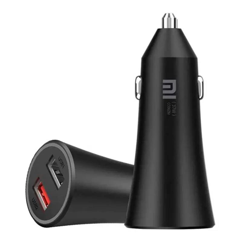 CARREGADOR VEICULAR XIAOMI 37W C/PORTA DUPLA GDS4147GL PRETO
