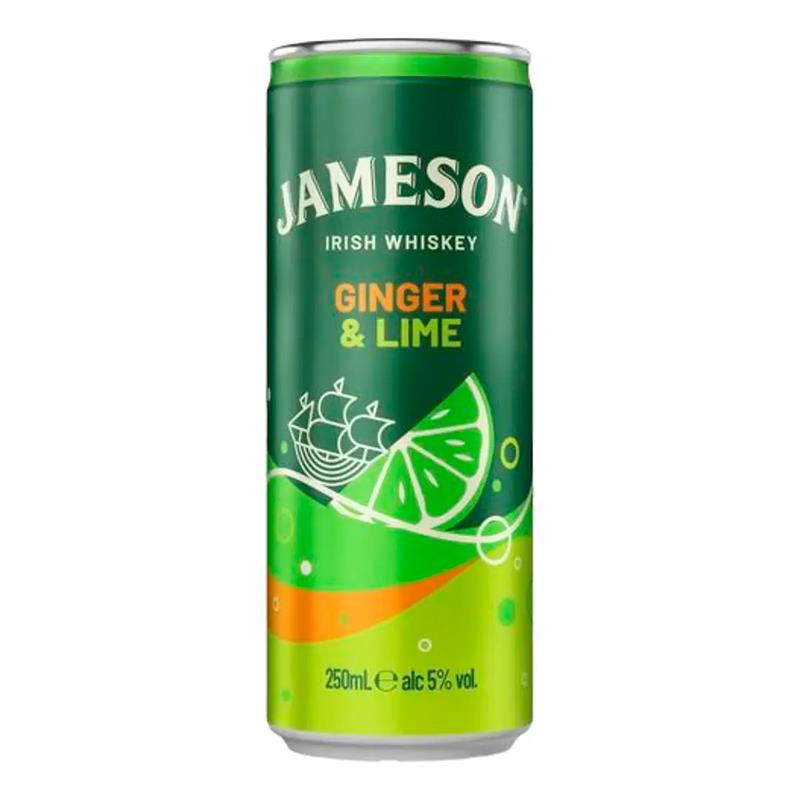 BEBIDA MISTA JAMESON GINGER LIME LATA 250ML 5%